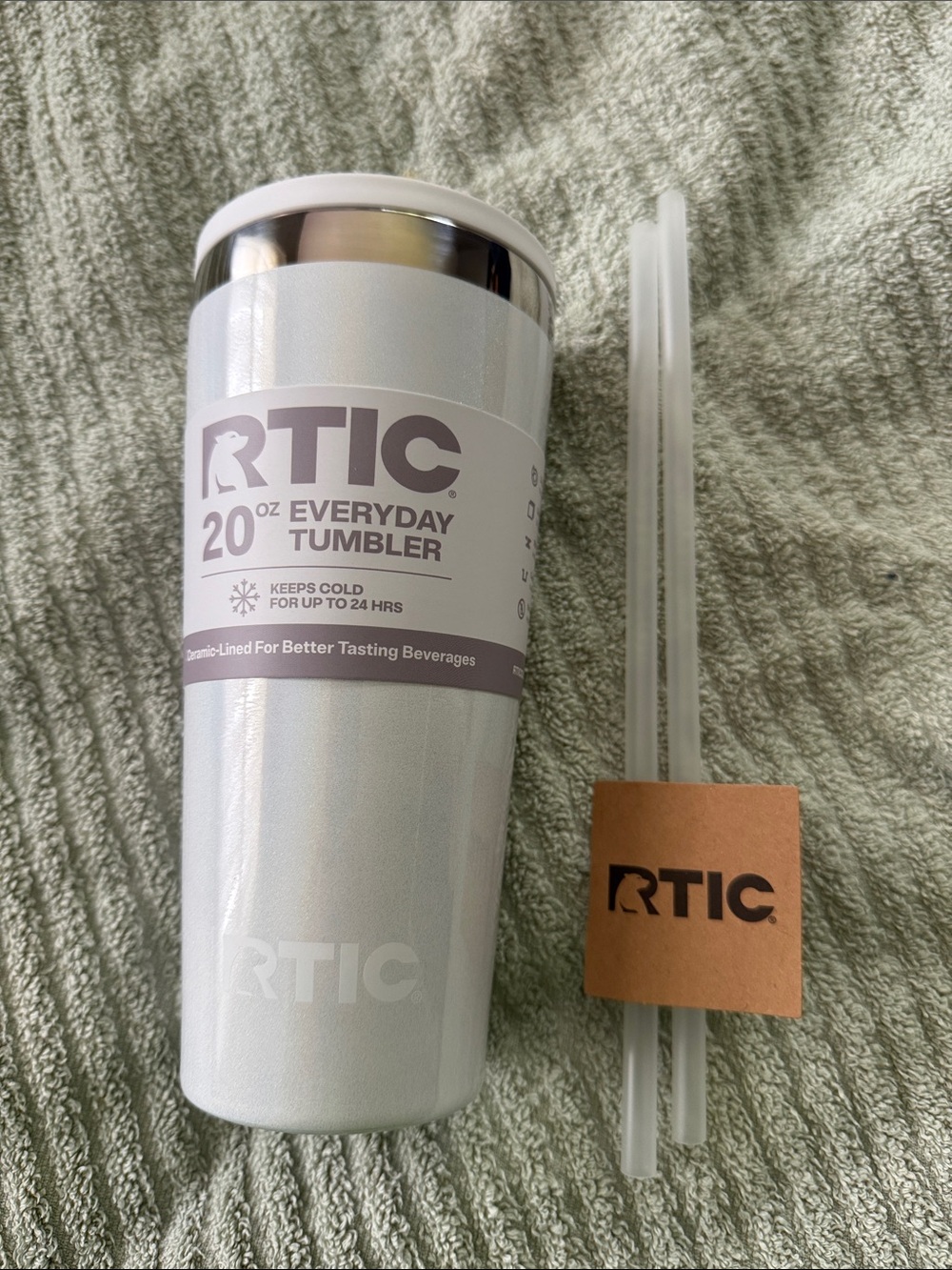 RTIC 20oz Everyday Tumbler - White